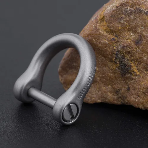 Vista 7 de TISUR Llaveros y anillos de titanio para anillos en D