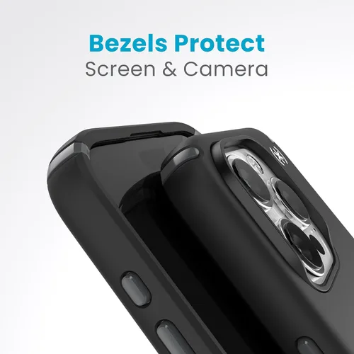 Vista 11 de Speck Funda para iPhone 15 Pro - Protección contra caídas - Resistente a los arañazos, tacto suave, funda para teléfono de 6.1 pulgadas - Presidio2