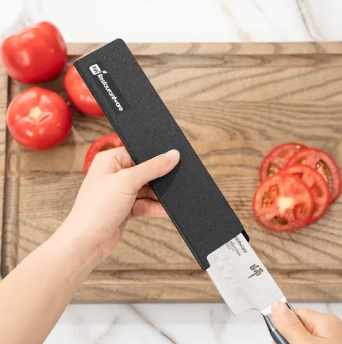 Vista 5 de Restaurantware -Sensei - Funda para cuchillos de 8.5 x 2 pulgadas, 1 protector de cuchillo - Se adapta a Santoku y cuchillo de chef, forro