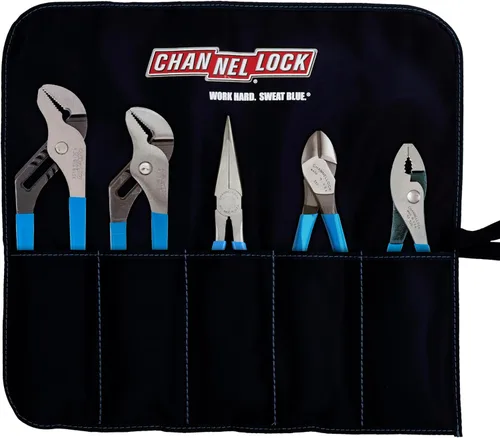 Vista 3 de Channellock TOOLROLL-3 Juego de alicates, 5 piezas en rollo práctico para herramientas.