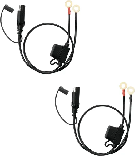 Vista 11 de Bates - Conector de batería SAE, arnés de terminal SAE a junta tórica, conector de batería de 2 pines, 2 pies, 1 paquete, 10 AWG