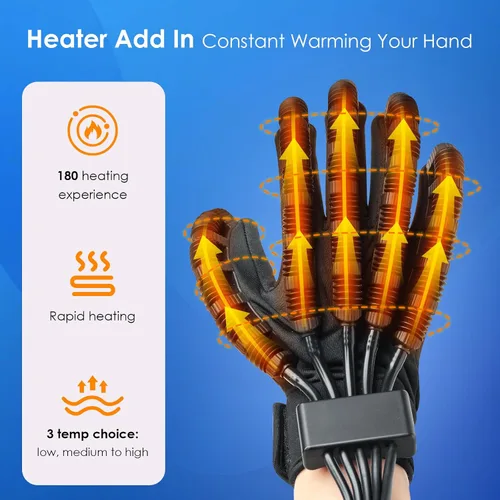 Vista 4 de Guantes de robot de rehabilitación: guantes de calefacción robóticos para equipos de terapia de accidentes cerebrovasculares para adultos