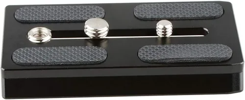 Vista 5 de CAMVATE Placa base de liberación rápida para cámara con roscas de 1/4" y 3/8" compatible con trípode Manfrotto577/501/504 - 2149