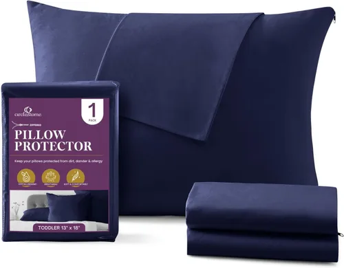 Vista 28 de Juego de 8 protectores de almohada estándar con cremallera, 100% algodón, transpirables, protegen las almohadas de la suciedad, el polvo y los 1