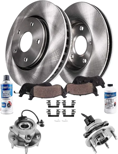 Vista 52 de Detroit Axle - Rotores de freno para Ford Mustang 2015 2016 2017 2018 2019 2020 2021 2022 2023 Rotores de freno de disco 2016 2017 2018 2019