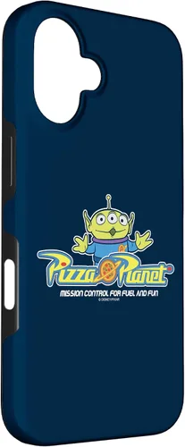 Vista 3 de Funda con logotipo de Disney Pixar Toy Story Alien Pizza Planet para iPhone 16
