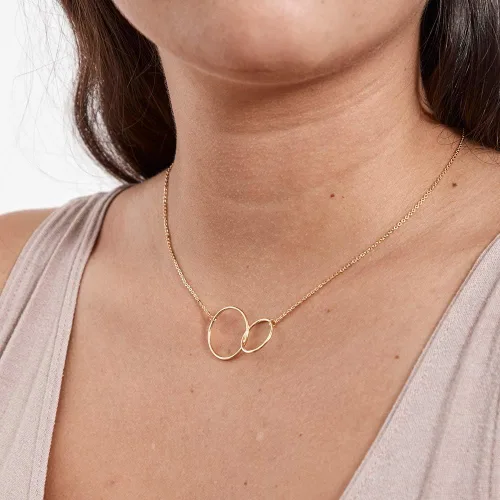 Vista 3 de Dear Ava Collar de regalo para mujeres y niñas, colgante de joyería moderna ajustable, idea de regalo de amor para ella con tarjeta sincera, regalos