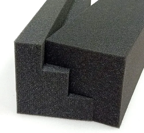 Vista 6 de Paneles de espuma acústica de 12 x 3 x 3 pulgadas, trampas para graves esquinas de espuma acústica, paneles de espuma a prueba de sonido para pared