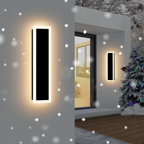 Vista 11 de Luz de pared al aire libre moderna de 18 pulgadas IP65 impermeable