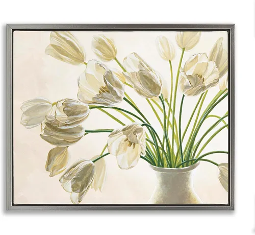 Vista 16 de Birds Floral Meadow Blossoms, 16 x 20 Inch Canvas in Floater Frame Stupell Industries · By Nan · Ready to hang once unboxed · Made in USA