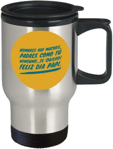 Vista 2 de Regalo para Papa Taza de Cafe Padre Vaso, taza café divertidas, tazas personalizadas, taza de café inspiradoras, taza con mensajes positivos.