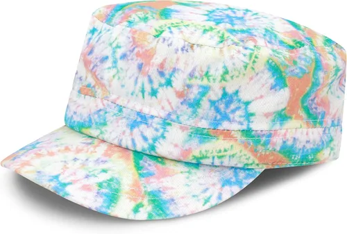 Vista 2 de The Hat Depot Cadet Military Army - Gorra de béisbol de algodón lavado con teñido anudado y algodón lavado básico y desgastado, gorra de algodón