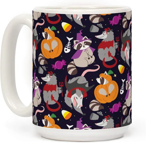 Vista 157 de LookHUMAN Tazas de Halloween Taza de café de Halloween - Tazas de café para decoración ideales para amantes y entusiastas de la decoración - Taza