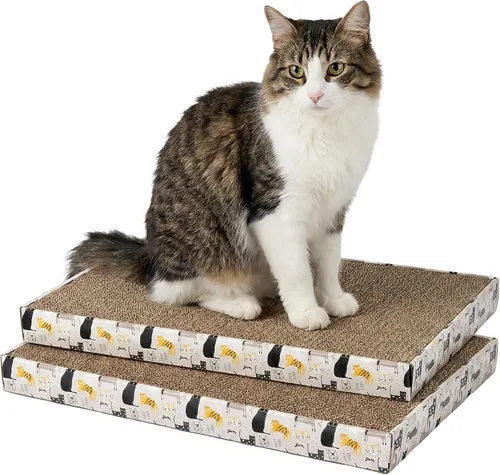 Vista 19 de Kitty City Clip rascador para gatos sobre la puerta – Soporte vertical para rascador para gatos – Protege muebles y puertas – Se adapta a la mayoría