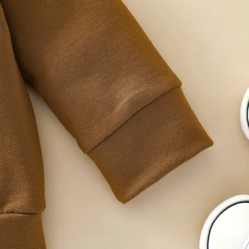 Vista 4 de Sudadera de manga larga para recién nacido, para bebés, niños y bebés, ropa de otoño