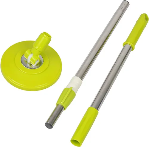 Vista 11 de Repuesto de mango de poste de trapeador giratorio, mango telescópico giratorio de 360 grados, accesorios de herramienta de limpieza, versión Azul