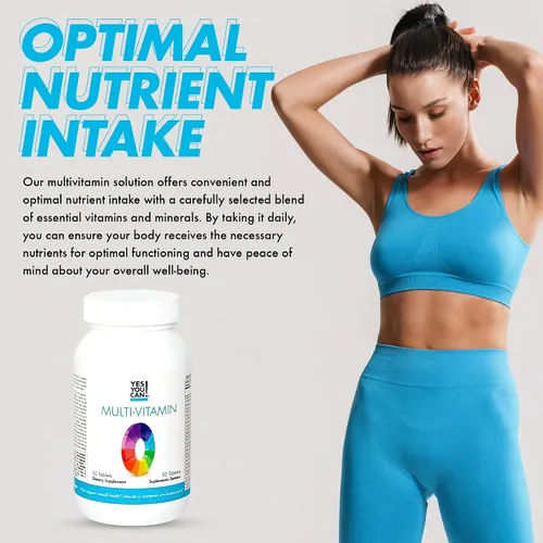 Vista 4 de Yes You Can! Multivitaminas diarias para hombres y mujeres – Ayuda a ayudar a la salud y el bienestar general, contiene antioxidantes, ricos