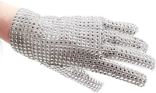 Vista 7 de Guantes de diamantes de imitación para niños espumosos guantes de lentejuelas guantes de traje para fiesta demostración Halloween regalo de Navidad