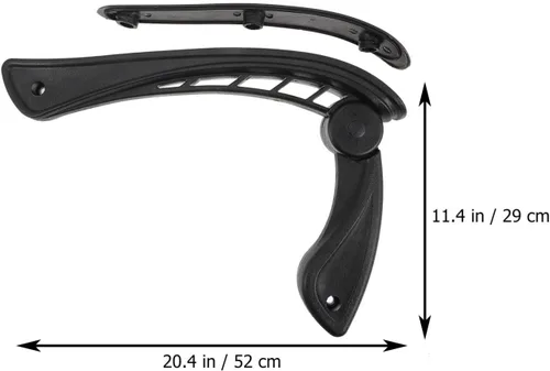 Vista 2 de Tofficu Accesorios de oficina, 2 piezas, reposabrazos para silla de oficina, soporte vertical, almohadilla universal para silla, codos, antebrazo