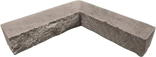 Vista 2 de GenStone Panel de esquina interior de 90 grados de piedra apilada de imitación de 22.5" x 12" en color amanecer del desierto para proyectos