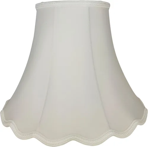 Vista 3 de Royal Designs - Lámpara de techo con diseño de campana calada, Beige, 4 x 8 x 7.25 pulgadas, clip redondo