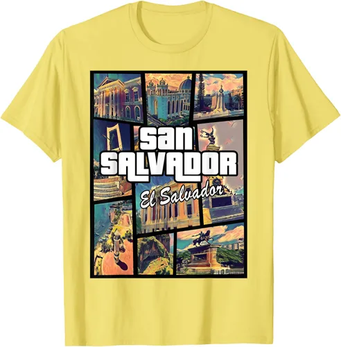 Vista 41 de Camiseta Orgullosa de San Salvador Capital El Salvador