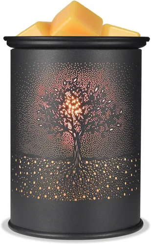 Vista 10 de kobodon Calentador de cera de metal, calentador de cera derretida, quemador de cera para velas, calentador de cera eléctrica para derretir velas