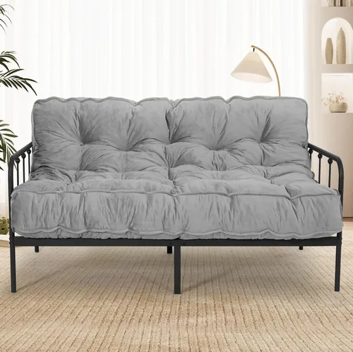 Vista 10 de Colchón futón de 8 pulgadas, tamaño matrimonial, futones extragruesos, sofá cama, colchón plegable japonés para adultos, colchones plegables