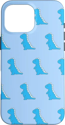 Vista 19 de Dinosaur T Rex Phone Case Cute Blue Cartoon Pattern Case for iPhone 17