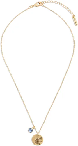 Vista 2 de DEMDACO - Collar de metal chapado en oro con piedra natal de mes