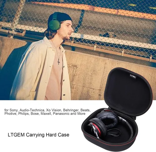 Vista 8 de Funda para auriculares y cascos compatible con JBL, Beats, Sony, Soundcore Anker, Raycon, TOZO, SteelSeries, Logitech, Jabra, Bose, Audio-Technica