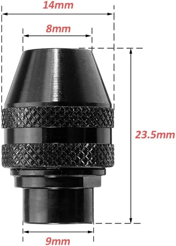Vista 4 de 3 unids Multi cambio rápido sin llave Chuck reemplazo para Dremell 4486 herramientas rotativas 3000 4000 7700 8200