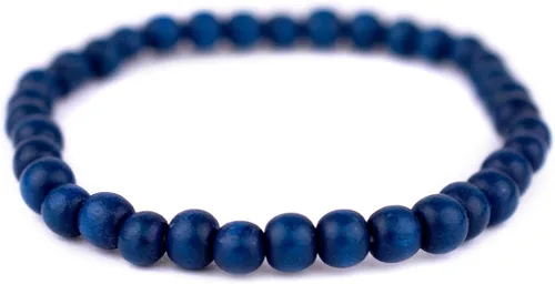 Vista 7 de Pulsera de cuentas de madera
