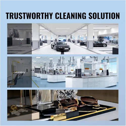 Vista 6 de Ultrasonic Cleaner with Digital Timer and Heater, Stainless Steel Cleaning Machine for Jewelry and Small Items
