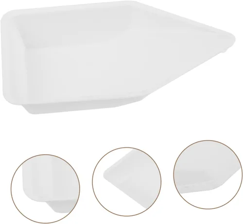 Vista 4 de Healeved Plato de pesaje de plástico para barcos de pesaje, 20 unidades, bandeja de pesaje, plato de pesaje antiestático