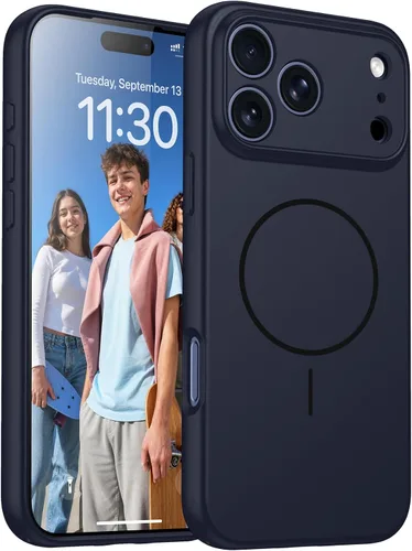 Vista 14 de MOZOTER Funda magnética para iPhone 17 Pro / iPhone 18 Pro, color negro