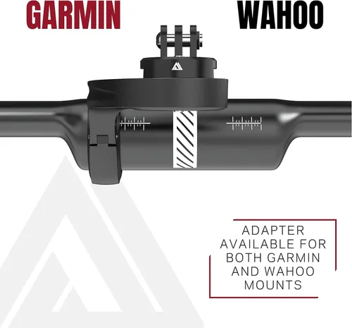 Vista 5 de KOM Cycling CM06 Soporte de computadora GoPro de liberación rápida para computadoras Wahoo y Garmin Bike con Wahoo Top Mount Bundle compatible