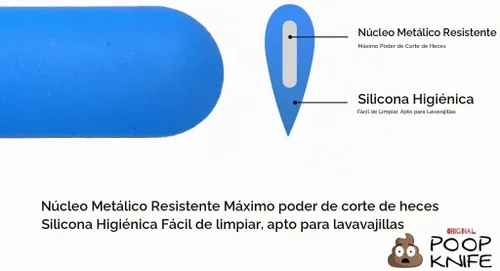 Vista 5 de Regalo de broma de cuchillo para excrementos