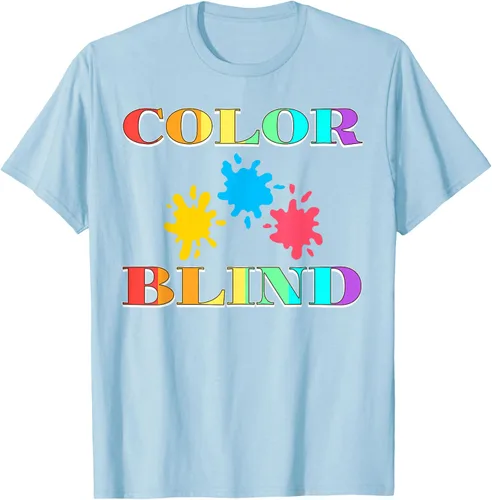 Vista 29 de Color Blind Camiseta Test Funny Glasses Visions