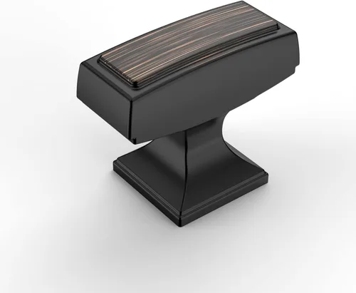 Vista 26 de Amerdeco ZH0010 - Paquete de 10 tiradores de gabinete de níquel satinado cepillado de 3 pulgadas (2.992 in) con agujero central para gabinetes