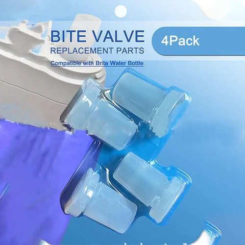 Vista 5 de Válvula de mordida de botella de repuesto de silicona para botella de agua para ajuste perfecto, filtro Brita, filtro de botella de agua Brita