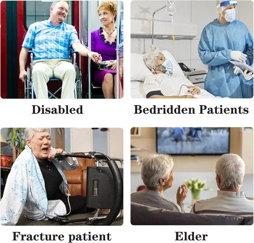 Vista 6 de Bañera inflable médica, cama portátil para pacientes geriátricos, ancianos, discapacitados, discapacitados, bañera de PVC para adultos con bolsa
