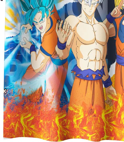 Vista 6 de Juego de camiones de natación y camisa de anime Dragon para niños, traje de baño de guardia de erupción de superhéroes de Saiyan de manga