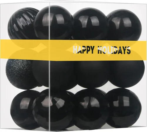 Vista 18 de Esferas pequeñas de bronce de 1.6 pulgadas para decoración del árbol de Navidad, adornos inastillables para cumpleaños, Halloween, vacaciones, boda