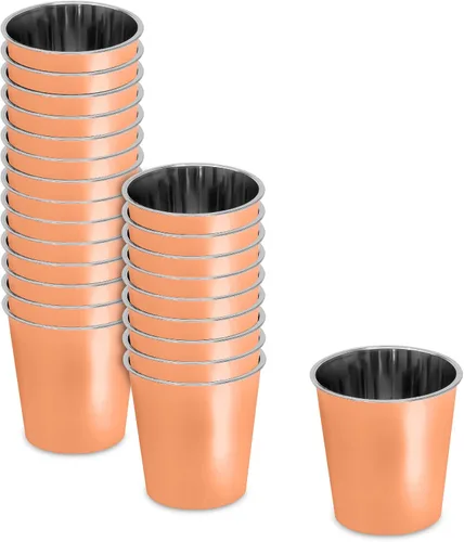Vista 4 de Zappy 124 vasos de chupito de plástico neón, 1 oz, varios colores neón, desechables y reutilizables, sin BPA, perfectos para bodas, reuniones