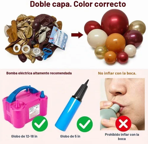 Vista 4 de Kit de arco de globos color naranja quemado burdeos, guirnalda de globos de otoño retro boho con crema dorada metálica para otoño, cosecha, Acción