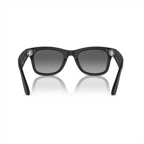 Vista 8 de Ray-Ban - Meta - Wayfarer Large Smart Glasses - Matte BlackGradient Graphite Polarized