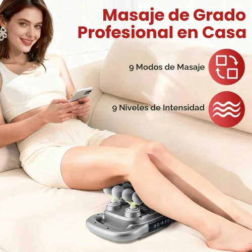 Vista 6 de Masajeador de espalda para alivio de tejido profundo masajeador