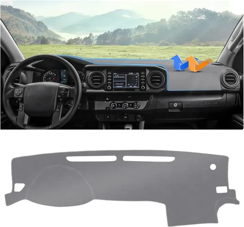 Vista 94 de Autorder Alfombrilla de cubierta de tablero para Toyota 4Runner 2003 2004 2005 2006 2007 2008 2009 Accesorios Cubierta de tablero de terciopelo
