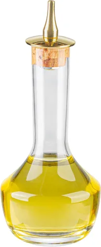 Vista 15 de Restaurantware Bar Lux - Botella amarga de 3.5 onzas, 1 vaso amargo de grado profesional, con tapa Dasher chapada en cobre para cócteles o postres
